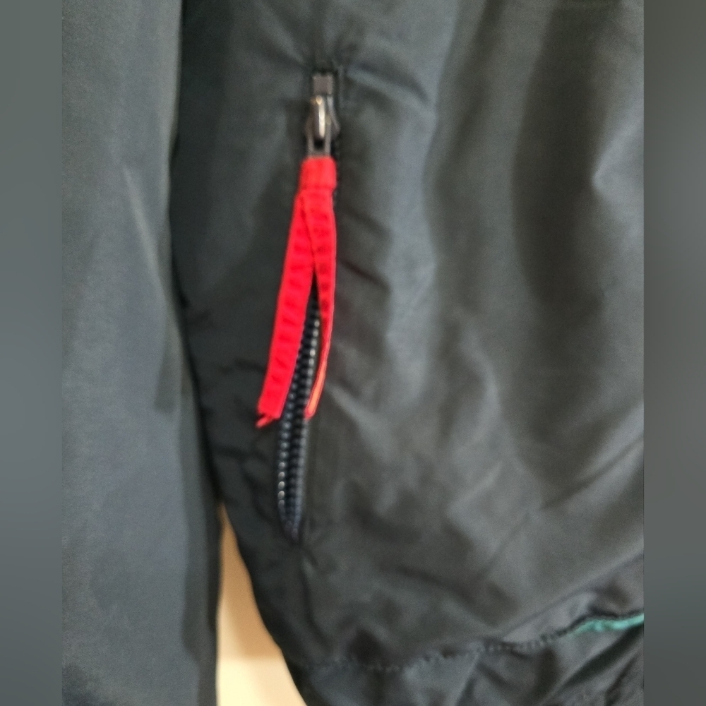 Vintage Columbia 3-in-1 Ski Coat Interchange Men's Large Navy Teal Zip in Jacket - Picture 3 of 14